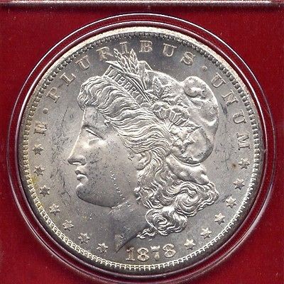 1878 CC Morgan Silver Dollar Proof Like PL BU Mint State Rare Key Date 