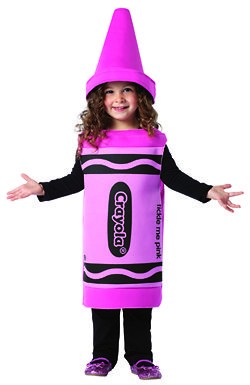 Toddler Crayola Costume   Tickle Me Pink Crayon