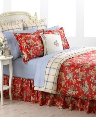 RALPH LAUREN Madeline Plaid Cotton 2 EURO Pillowshams