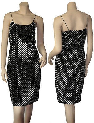 Crew Polka Dot Blouson Dress Size 00,0,2,4