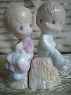 Precious Moments Salt and Pepper Shakers