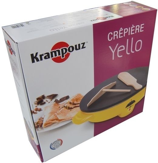 Original France Krampouz Crepe Maker yellow FREE SHIP