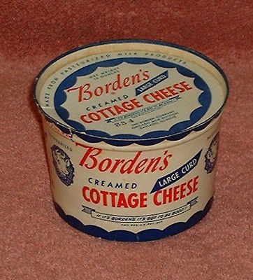 16 OZ BORDENS ELSIE THE COW COTTAGE CHEESE CONTAINER