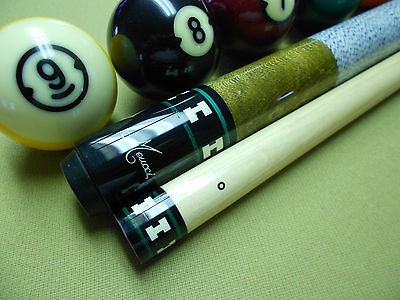   ANTIQUE POOL CUE UNIQUE INTEGRITY iRING CUE BLACK SPEC SRP $269