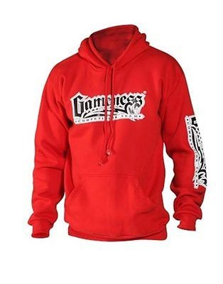 Gameness Pitbull Hoodie   Red   Gameness   mma bjj jiu jitsu