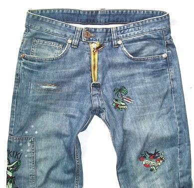 DSQUARED D² Whykiki ALOHA HAWAII JEANS EU SIZE 44