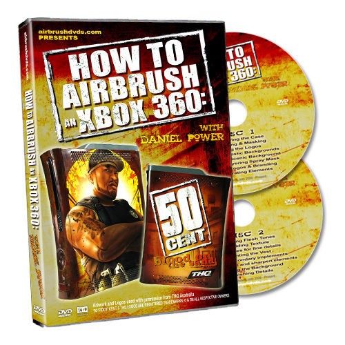 AIRBRUSH DVD   DANIEL POWER   HOW TO AIRBRUSH AN XBOX 360