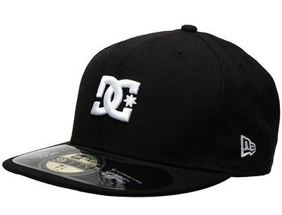 DC Shoes Finally New Era 59Fifty Hat 7 3/8 MIDNIGHT BLACK Sick Lid 