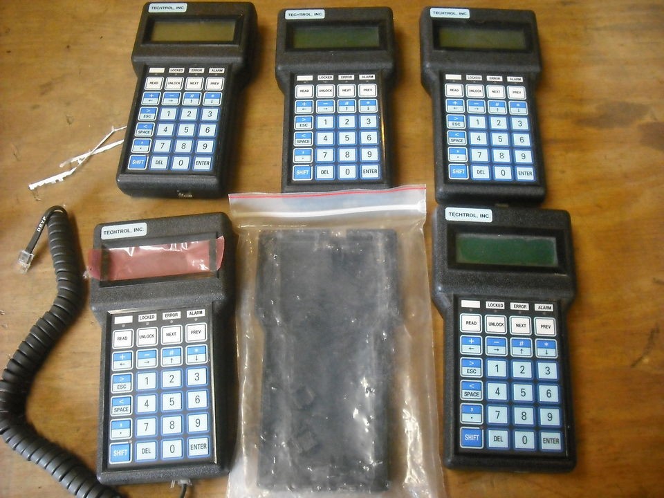   II * LOT OF 5 * T666 HANDHELD OPERATOR INTERFACE HANDHELD TERMINALS