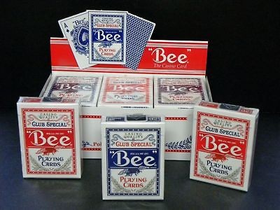 NEW 12 DECKS BEE PLAYING CARD CASINO QUALITY POKER SIZE