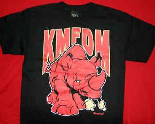 Mens KMFDM Band T Shirt Offical Merch