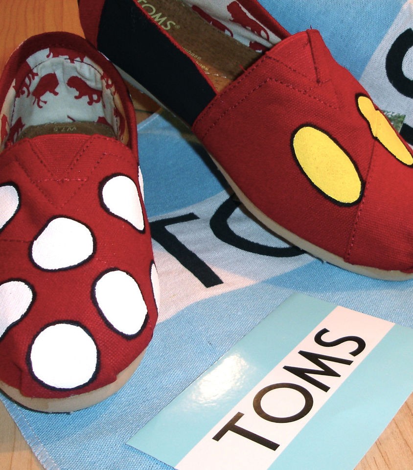 Custom Toms Shoes Mickey & Minnie Men & Womens