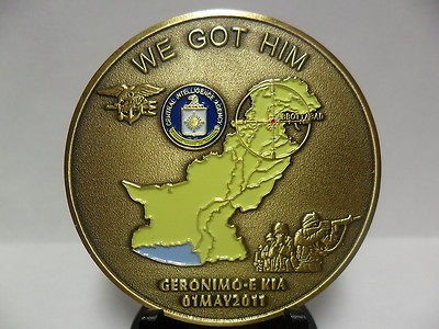 JSOC CIA NAVY SEALS TEAM SIX 6 BIN LADEN CHALLENGE COIN