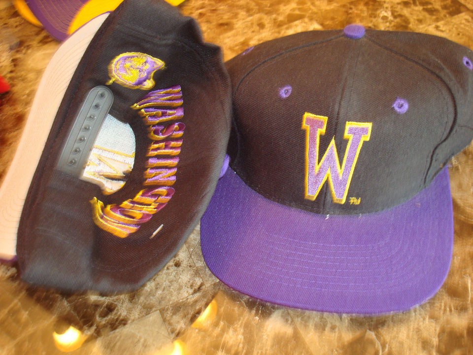 WASHINGTON HUSKIES TOW DEADSTOCK 90S HAT CAP VINTAGE SNAPBACK