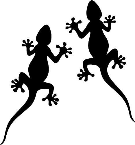 Tribal Gecko Car,Camper Van Land rover 4x4 Stickers ~3