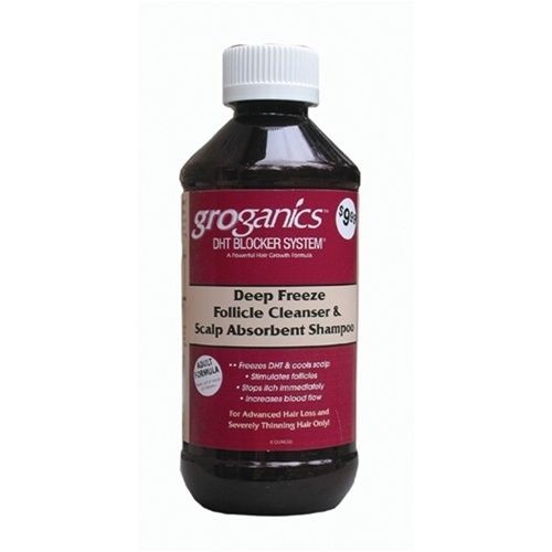 Groganics Deep Freeze Follicle Cleanser & Scalp Absorbent Shampoo