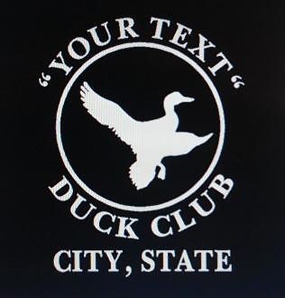 Personalized Duck Hunting Club Decal DUCK Hunt Clubs