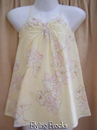 NEW* DESIGNER ESCADA GIRLS YELLOW SILK DRESS AGES 2&3