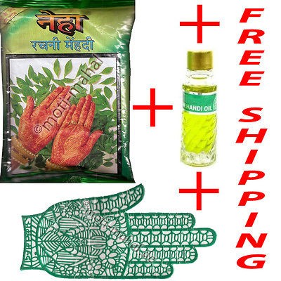 Henna   Tattoo   Mehndi Hand Rubber Stencil self adhesive + reusable 