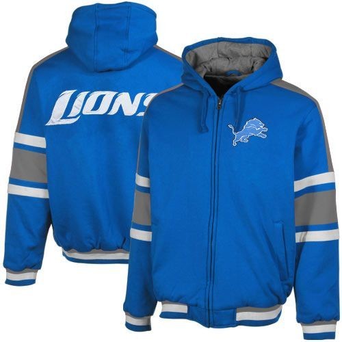 Detroit Lions Tailgate Transition Full Zip Hoodie – Light Blue