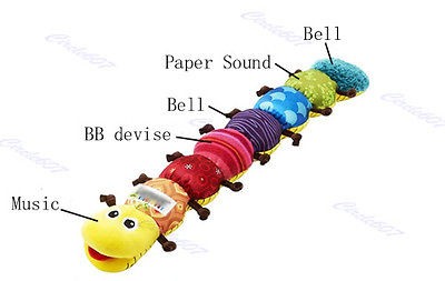 New Popular and Colorful Musical Inchworm Soft Lovely Developmental 