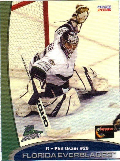 2005 06 Florida Everblades Phil Osaer (Cardiff Devils)