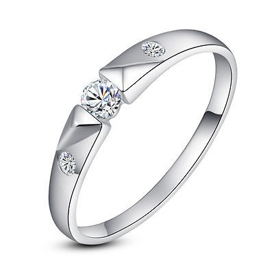 ViVi H & A  Signity Star Diamond Ring 8486a