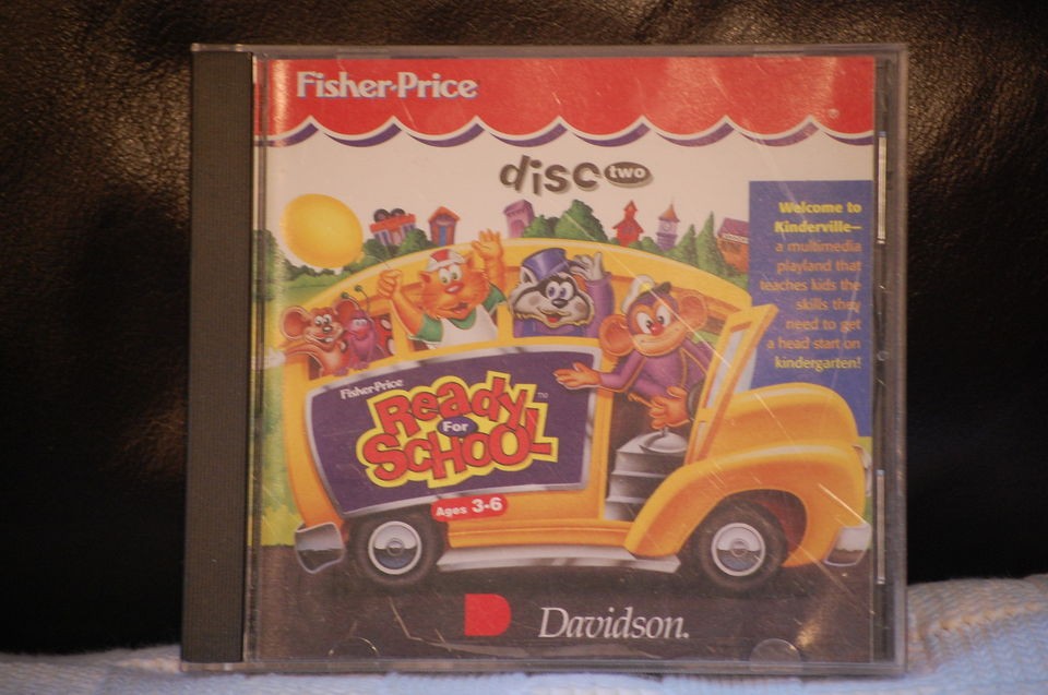 Fisher Price Ready For School Ages 3 6 Disc Two (CD Rom) *Pre Owned*