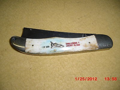 Challenger 7 Razor Knife 1of 1000 by Frost Cutlery, Jan. 28 1986