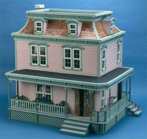 wooden doll house in Dolls & Bears