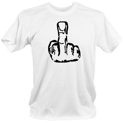 Middle finger t shirt 3XL RAP HIP HOP gangsta rock music B&W