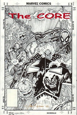 GHOST RIDER # 16 Original * GRAIL * COVER ART 1991 SPIDER MAN 