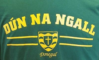 Donegal Gaelic Irish Mens T Shirt Celtic Ireland Sz M L XL v