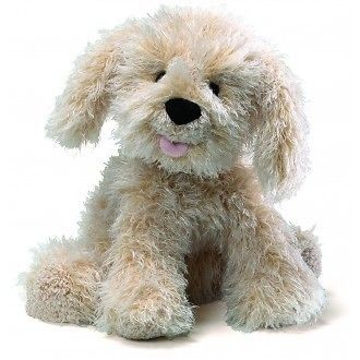 NEW* PLUSH SOFT TOY GUND Beige Hair Labradoodle Dog KARINA   26cm