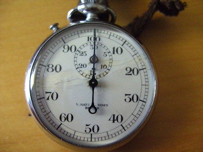 Rare Vintage Pocket Watch Double Chronometer