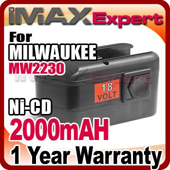 NEW 18 VOLT 18V Battery for 48 11 2230 MILWAUKEE Drill