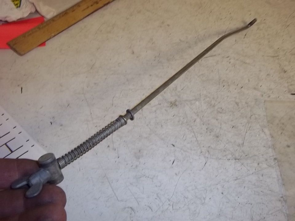 1987 YAMAHA BW80 REAR BRAKE ROD WITH ADJUSTMENT HARDWARE