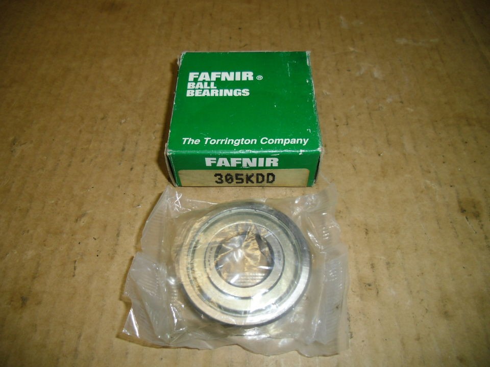 Torrington Fafnir 305KDD Radial Ball Bearing 6305ZZ Double Shielded 