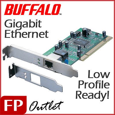 Buffalo Gigabit 1000BASE T Ethernet Realtek RTL8169S WoL Jumbo Low 