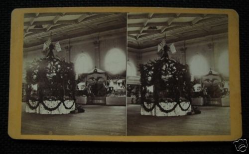 Wheeler & Wilson Sewing Machine Fair Stereoview Photo