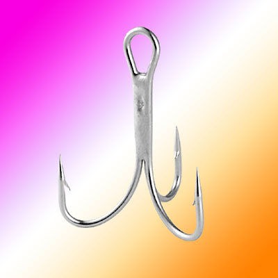 For Fishing 6/0 Durable Triple Grip Treble Fishing Hook