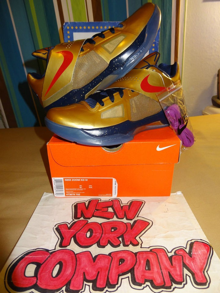 Nike Zoom KD IV Gold Medal kevin durant 4 usa olympic nerf weatherman 