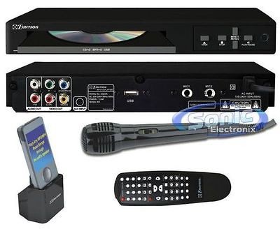 Emerson GQ100 CD CD+G  Karaoke Player w/ Anti Shock Loading