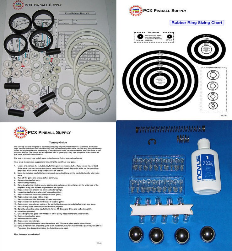 2004 Stern Elvis Pinball Tune up Kit