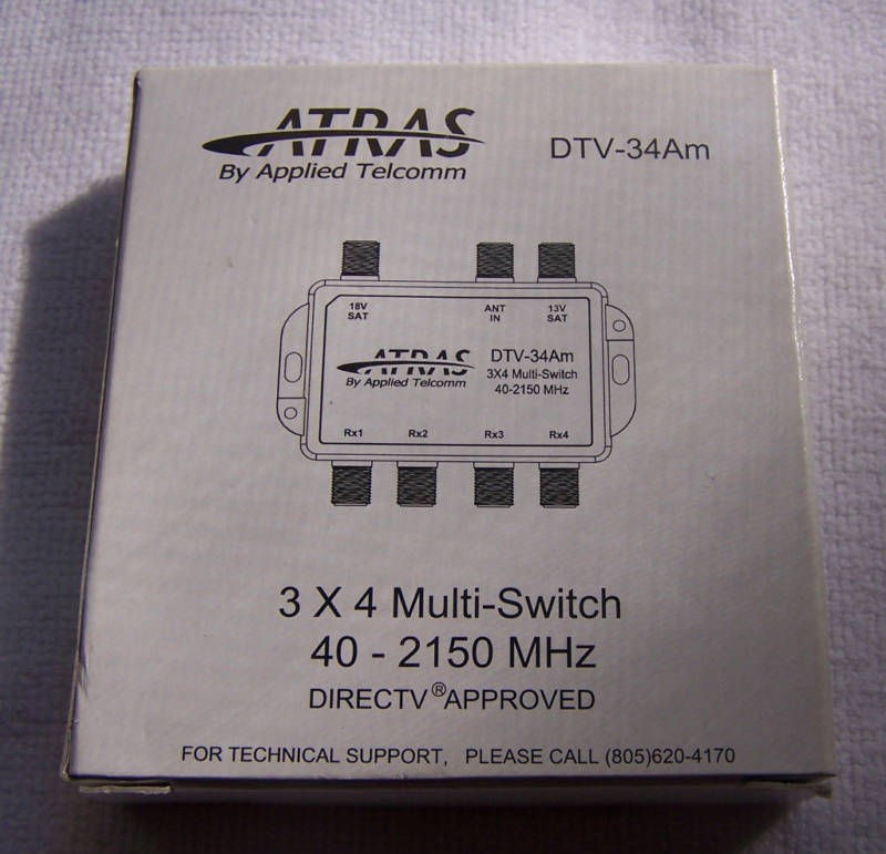 3x4 multiswitch in Satellite Signal Multiswitches