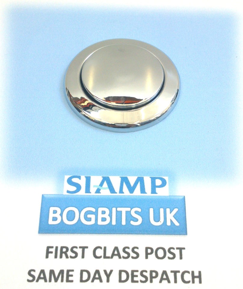 SIAMP STORM 33a CHROME SINGLE FLUSH PUSH BUTTON FITS JACUZZI ROCA 