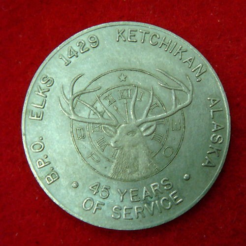 NEW LOWER PRICE ◄◄ B.P.O.Elks 1429, Ketchikan,Alaska, Centennial 