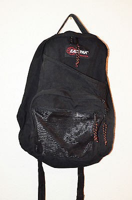 BLACK EASTPAK BACKPACK SZ LARGE MADE IN USA