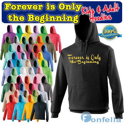 FOREVER IS ONLY THE BEGINNING HOODIE   DAWN HOODY TWILIGHT BREAKING 