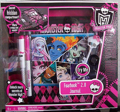 MONSTER HIGH   ELECTRONIC FEARBOOK JOURNAL VERSION 2**BRAND NEW**